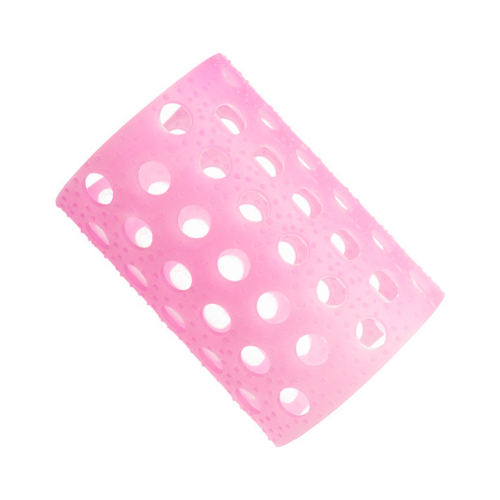 BOLSA DE 12 BUCLES ROSA TRASLUC.41 MM