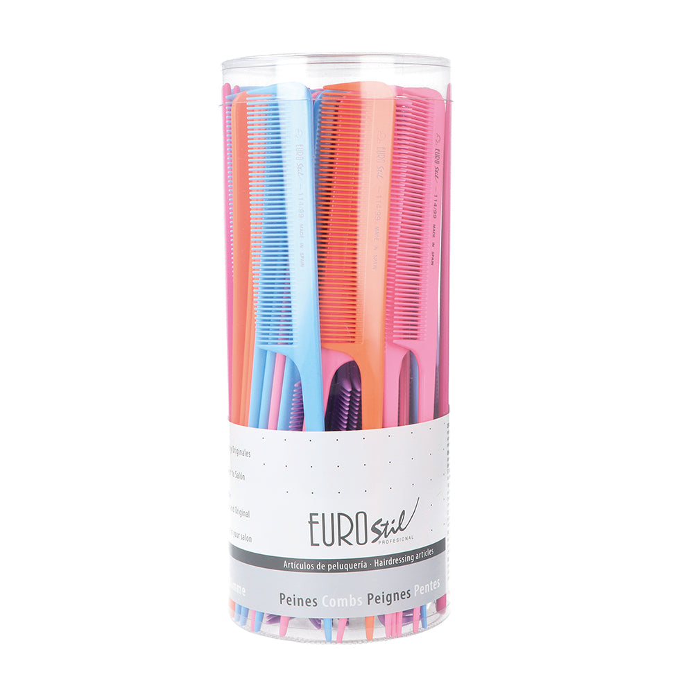 BOTE 60 PEINES COLORES MOD.114