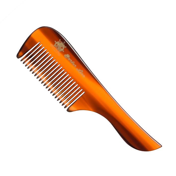 PEINE CONCHA MANGO LARGO 8 CM BARBA - BIGOTE