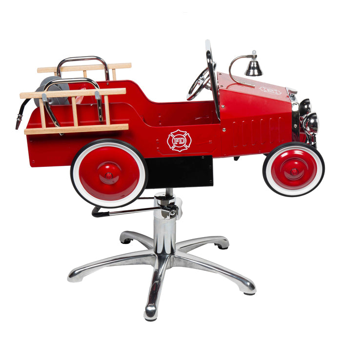 SILLA NIÑOS COCHE BOMBEROS ROJO