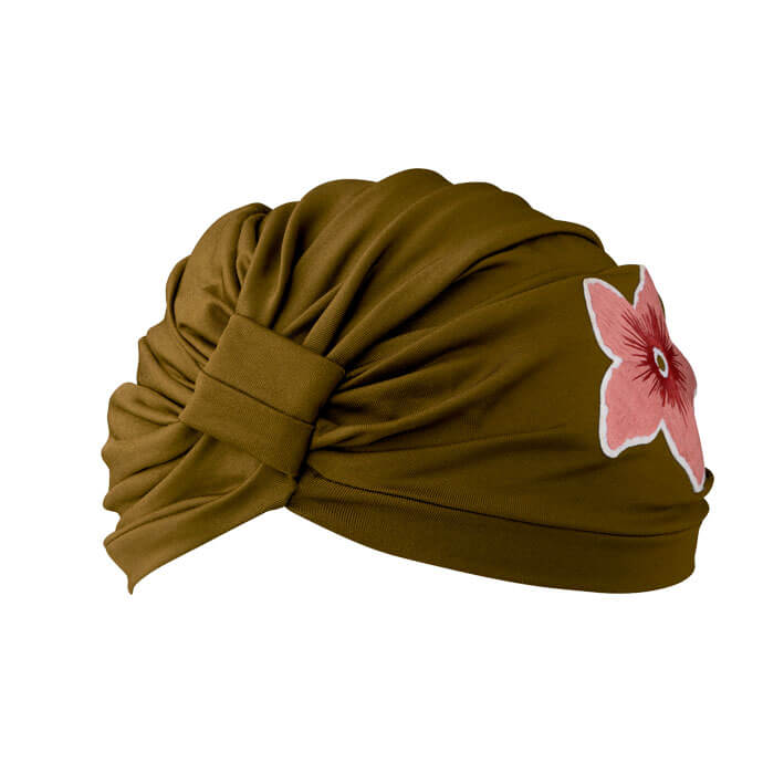 TURBANTE DECORADO COLOR VERDE
