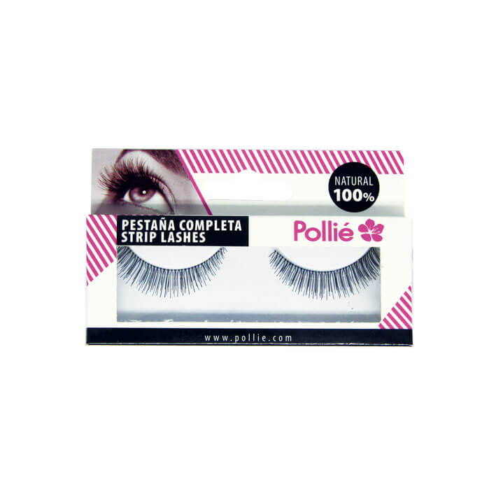 PESTAÑAS POLLIE 17 NEGRAS 100% NATURAL