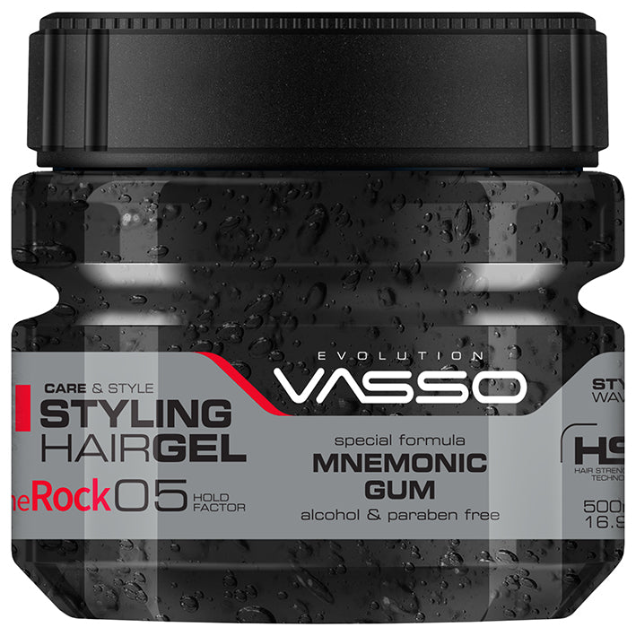 VASSO MNEMONIC STYLING GUM THE ROCK 500ML.