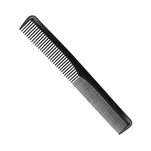PEINE BARBERO CORTE 17,5 CM NEGRO