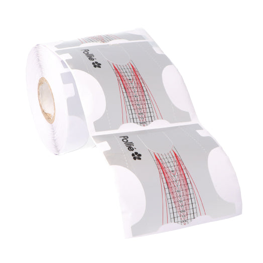 MOLDE PARA UÑAS OVAL NAIL FORM 200 UDS