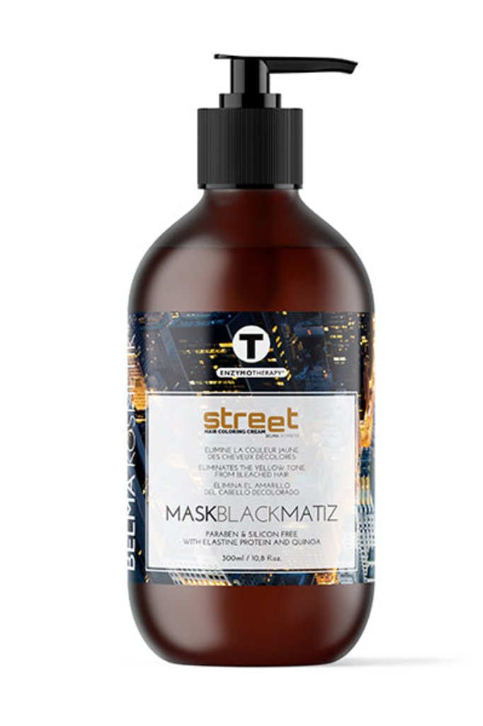 Belma kosmetik- Mascarilla matizadora Black matiz-efecto anti-amarillos,consigue tonos metalizados, plateados y grises