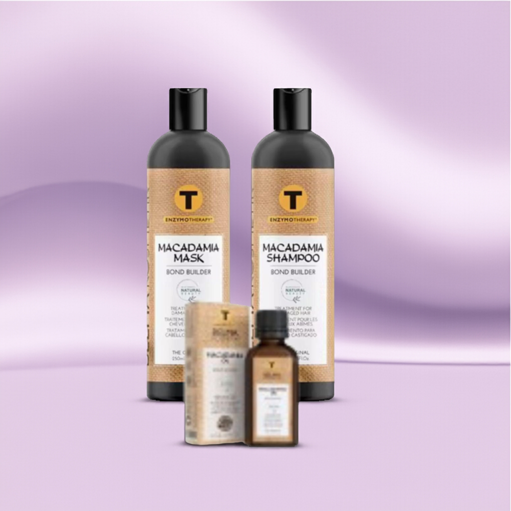Belma kosmetik-Kit de macadámia mantenimiento,champú+mascarilla+serúm,250+250+50