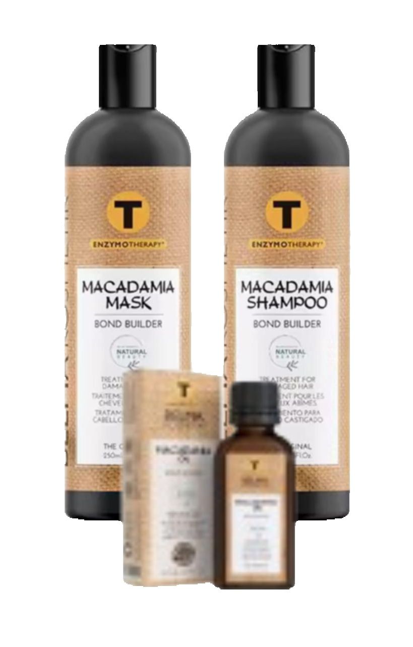 Belma kosmetik-Kit de macadámia mantenimiento,champú+mascarilla+serúm,250+250+50