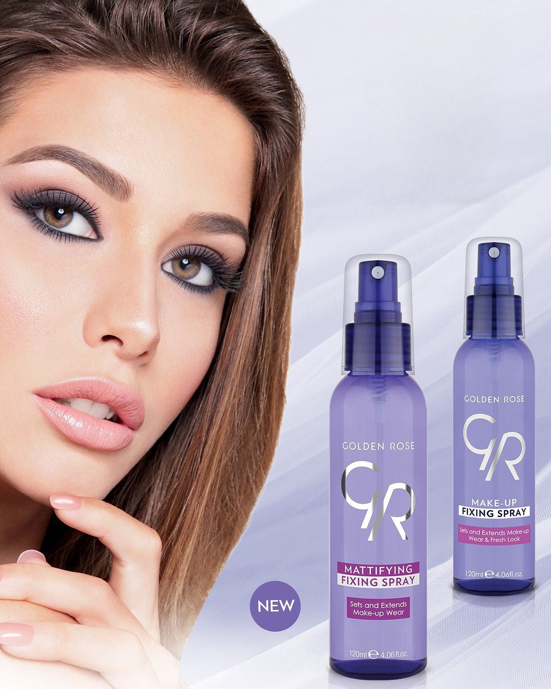 Mattifying Fixing Spray – Spray fijador de maquillaje efecto mate