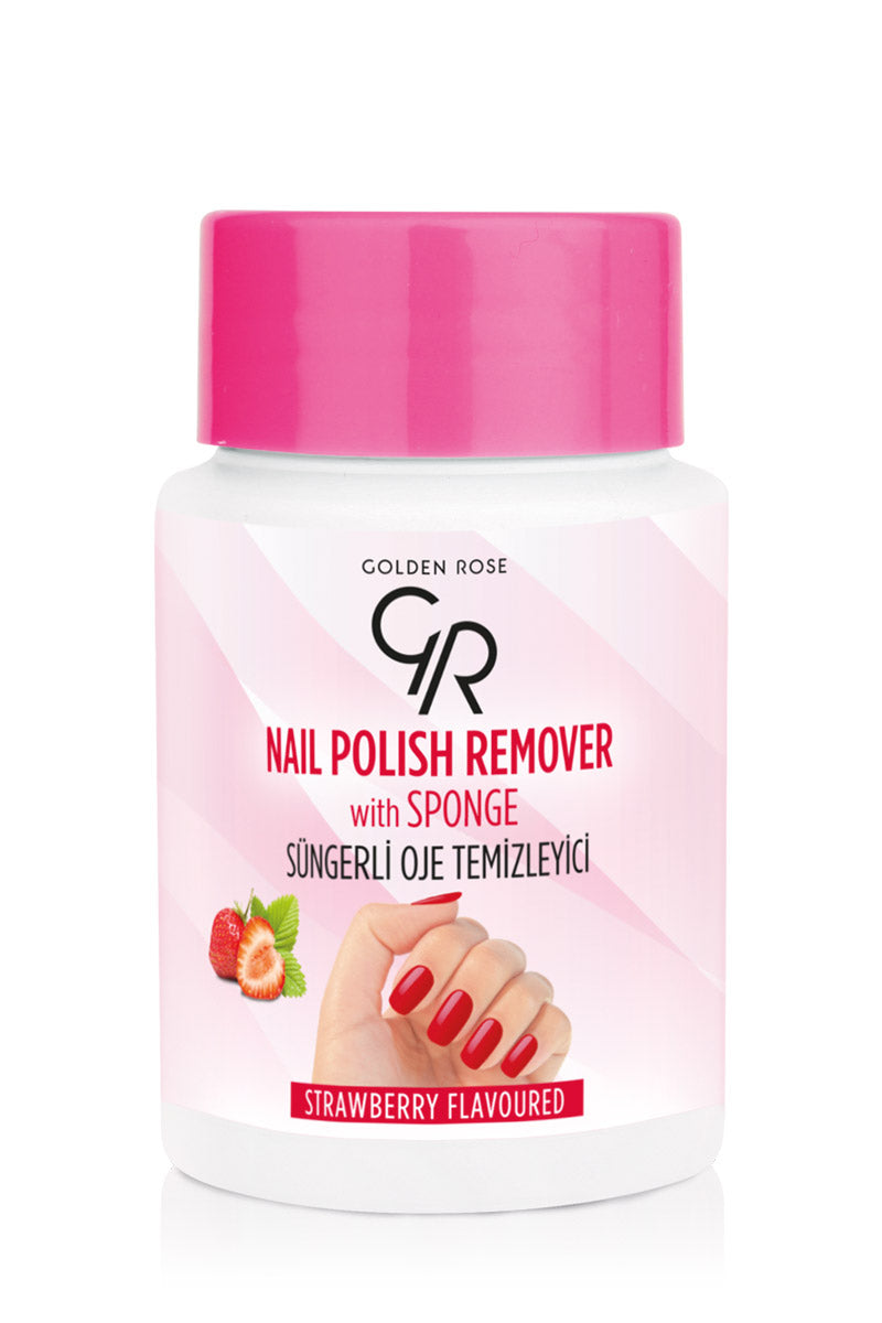 Quitaesmalte con Esponja Fresa – Nail Polish Remover Sponge - 65 ml