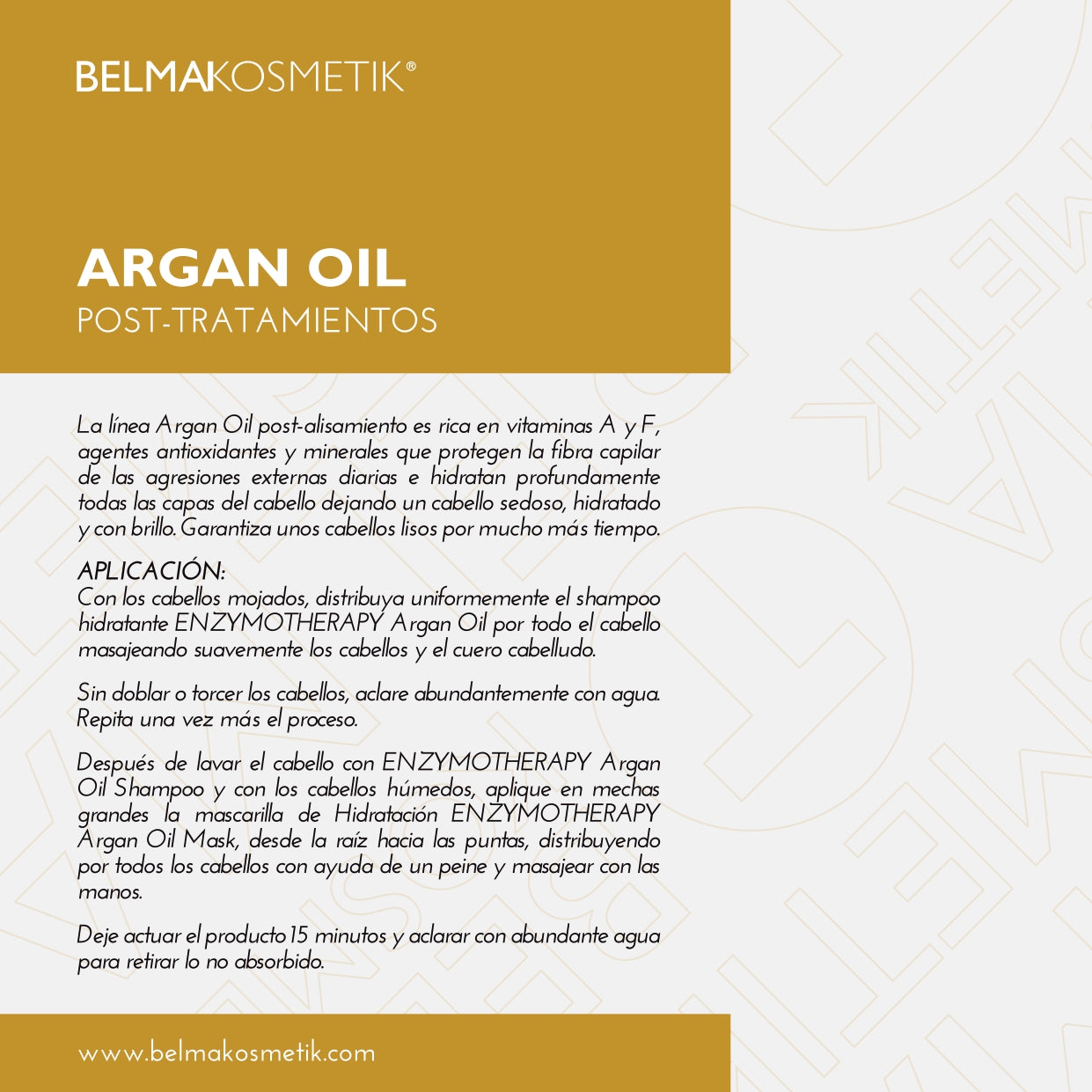 Belma kosmetik-Champú de argán 250 ml,mantenimiento para todo tipo de cabellos