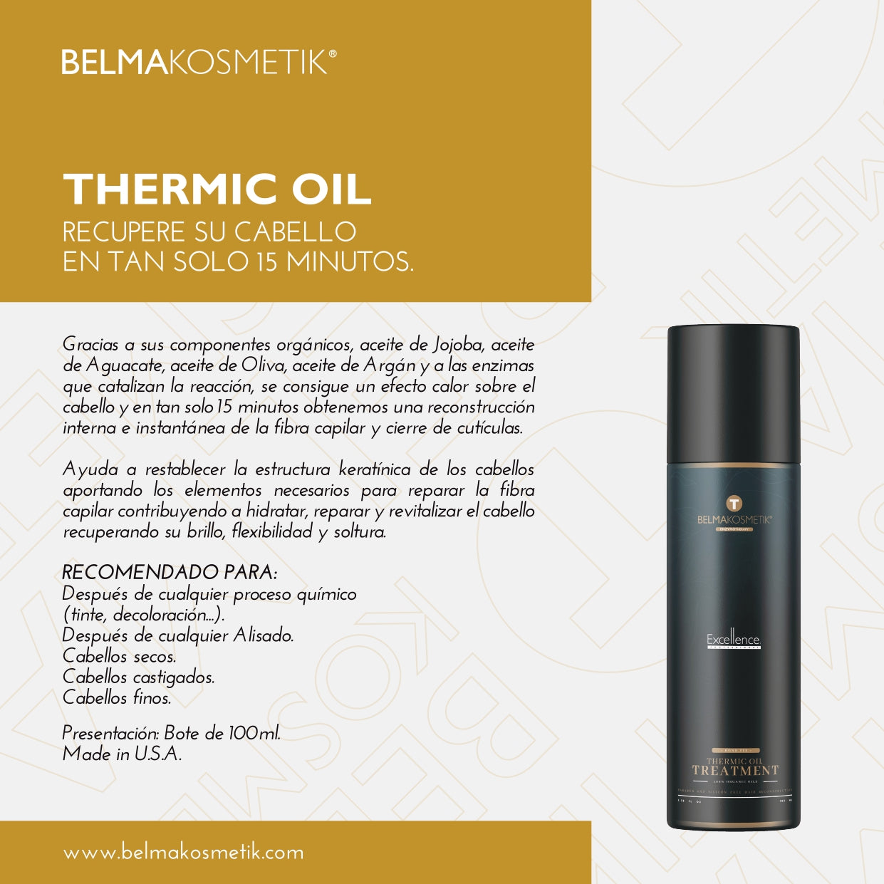 Belma kosmetik-Thermic Treatment,tratamiento térmico