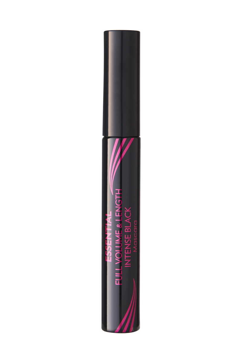 Essential Full Volume and Lenght Mascara - Máscara de pestañas volumen y longitud negro intenso.