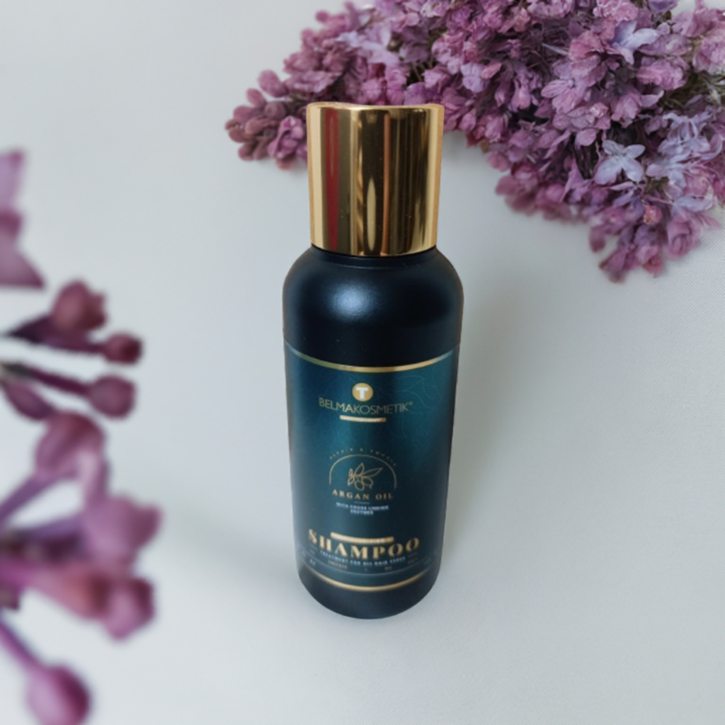 Belma kosmetik-Champú argán mantenimiento,todo tipo de cabellos 100 ML