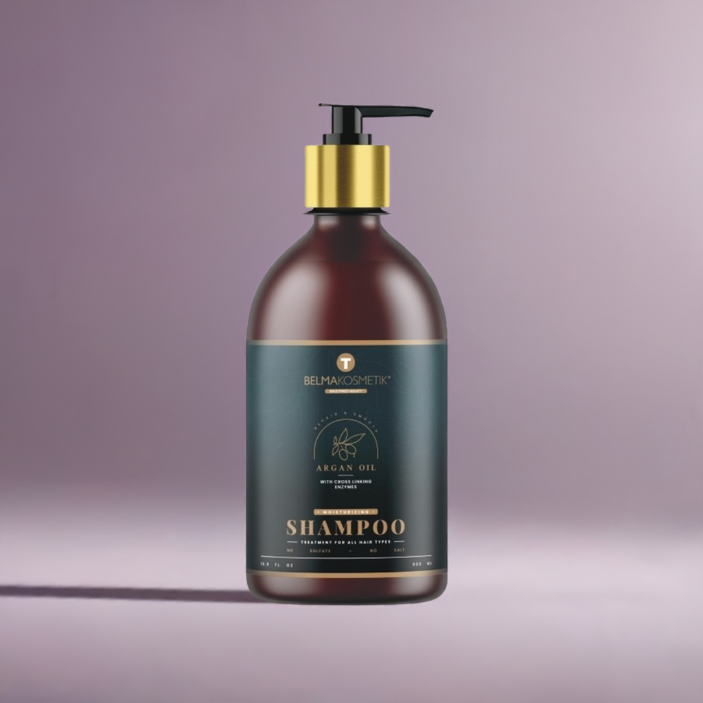 Belma kosmetik-Champú argán mantenimiento,todo tipo de cabellos 500 ml