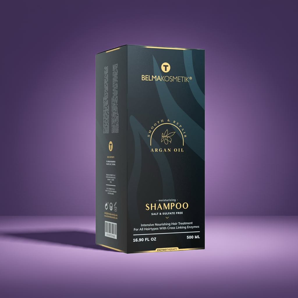 Belma kosmetik-Champú argán mantenimiento,todo tipo de cabellos 500 ml