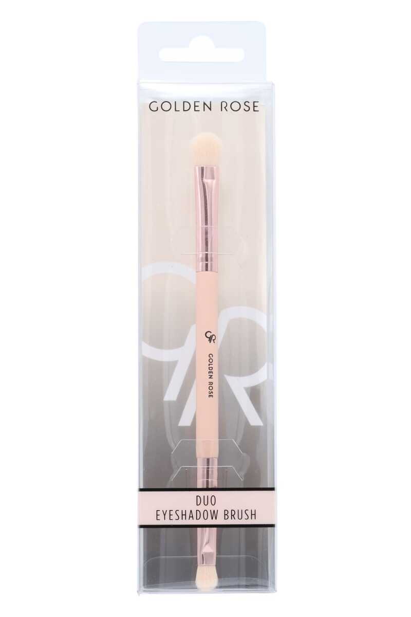 Brocha Doble para Sombras - Nude – Difuminado y Precisión - Duo Eyeshadow Brush