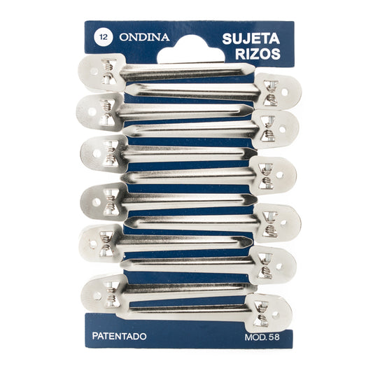 BOLSA DE 12 PINZAS METALICAS MEDIANAS