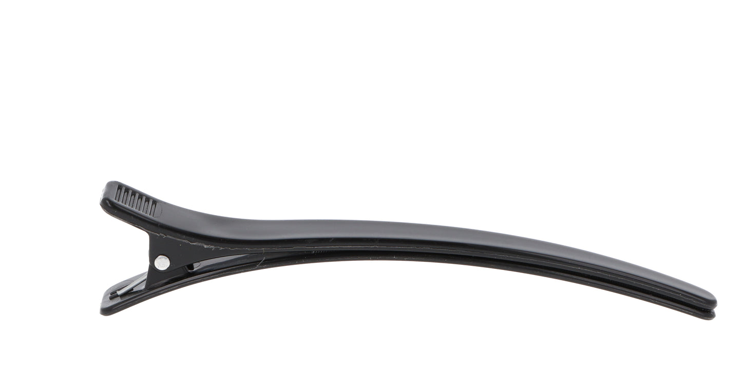 CARTON 6 PINZAS PLASTICO PROFESIONAL NEGRO