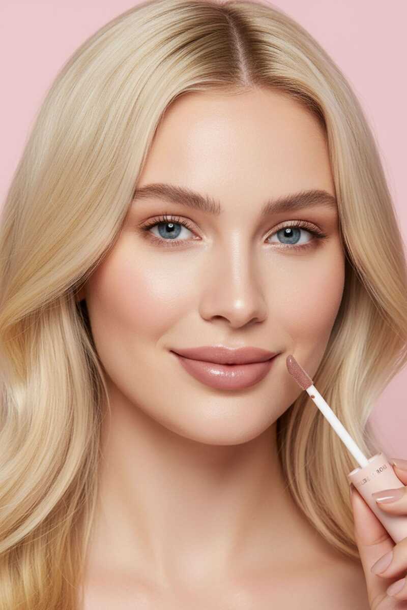 Nude Look Natural Shine Lip Gloss - Brillo de labios nude
