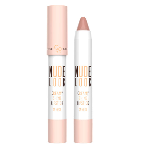 Nude Look Creamy Shine Lipstick – Pintalabios cremoso en lápiz