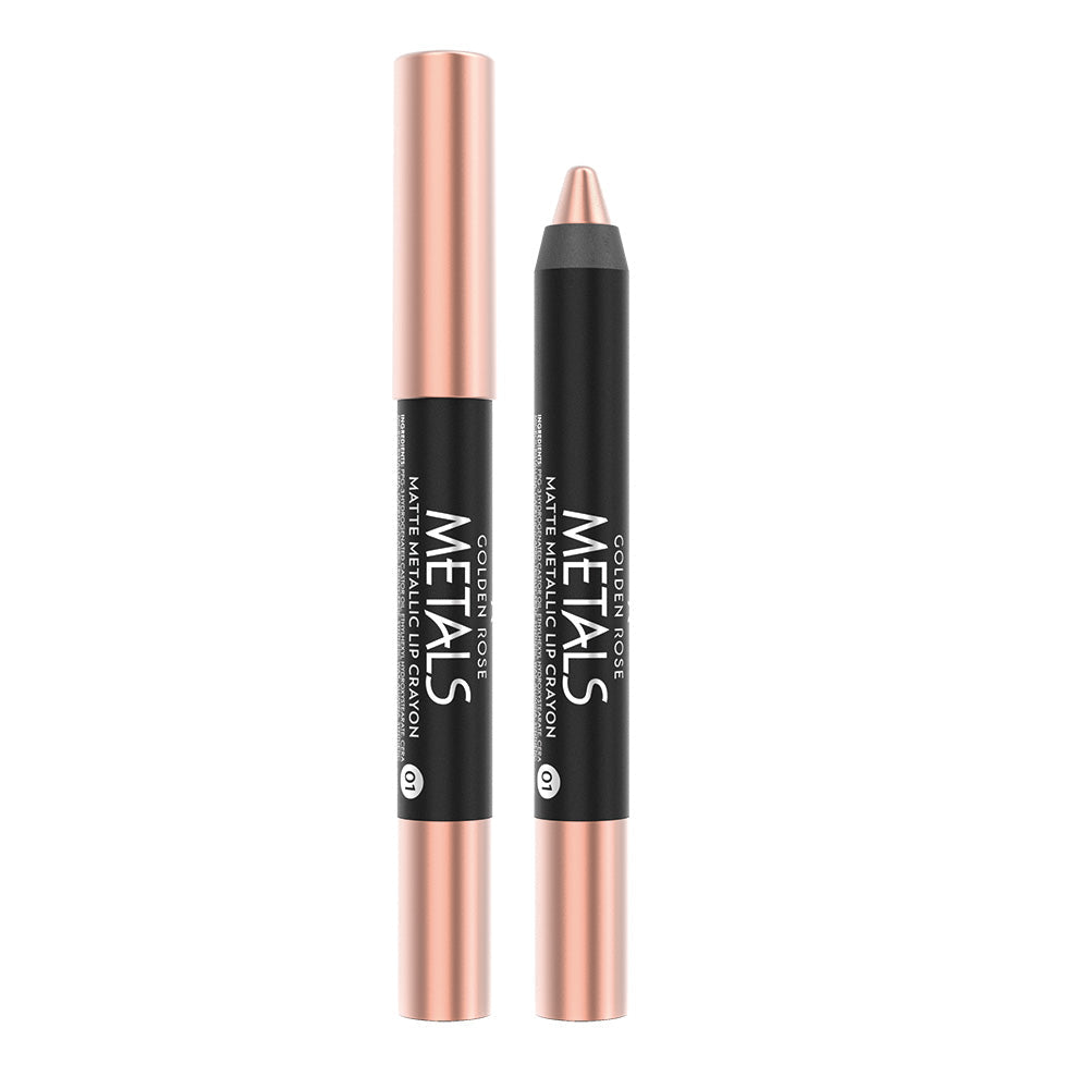 Metals Matte Metallic Lip Crayon – Labial mate metálico