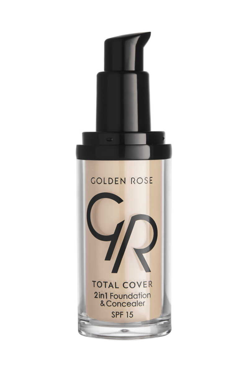 Total Cover 2in1 Foundation & Concealer – Base de maquillaje y corrector de alta cobertura