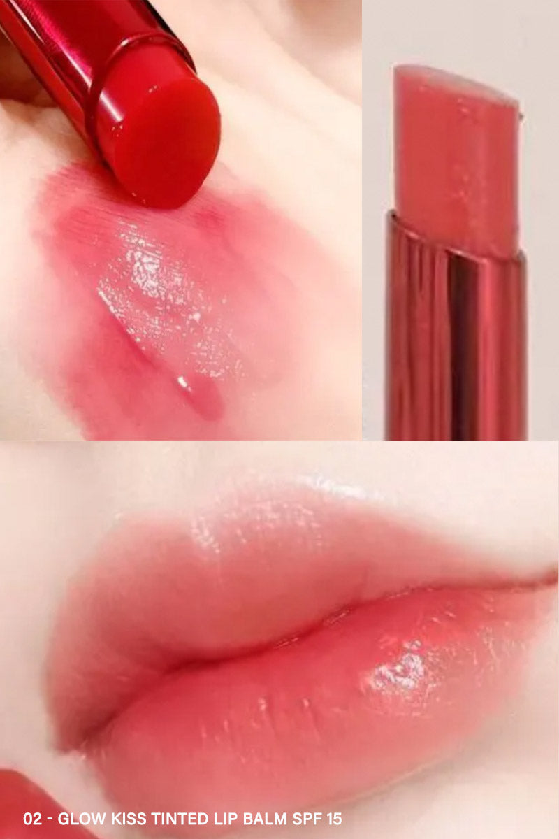 Glow Kiss Tinted Lip Balm SPF 15 - Bálsamo labial con color y protección solar