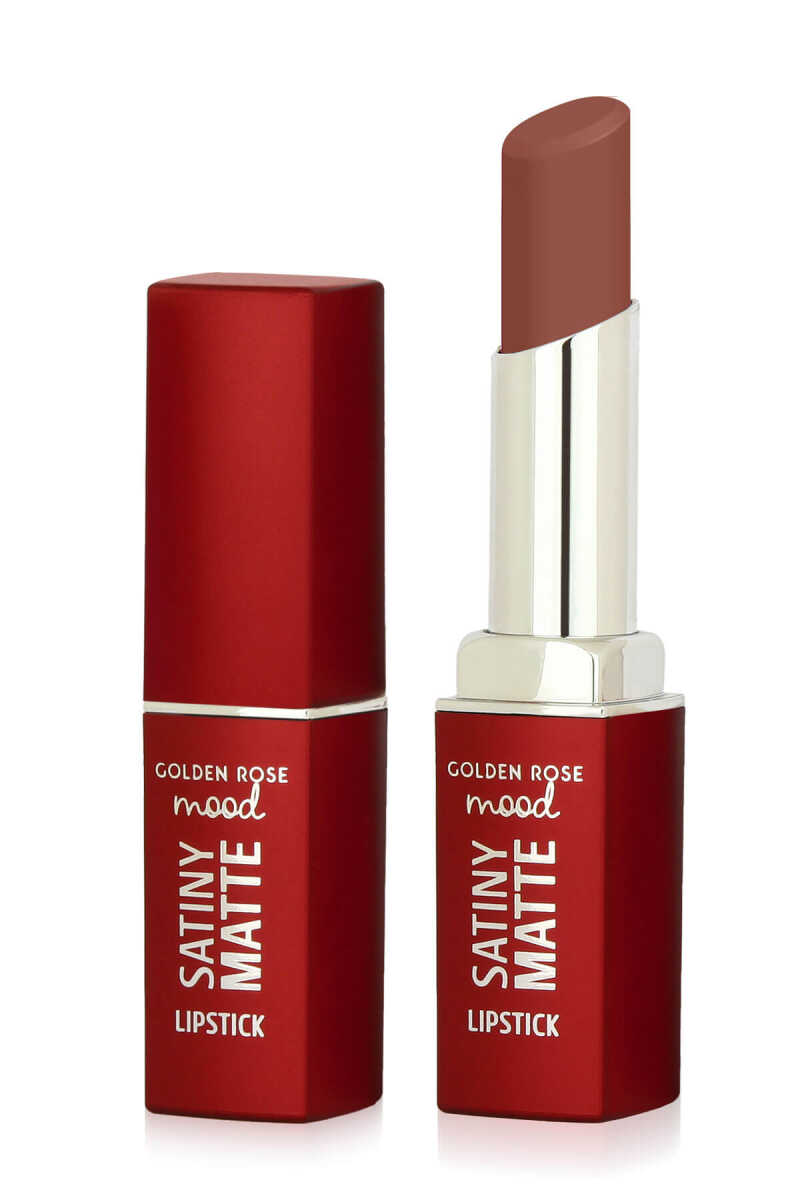 Mood Satiny Matte Lipstick - Barra de labios mate satinada