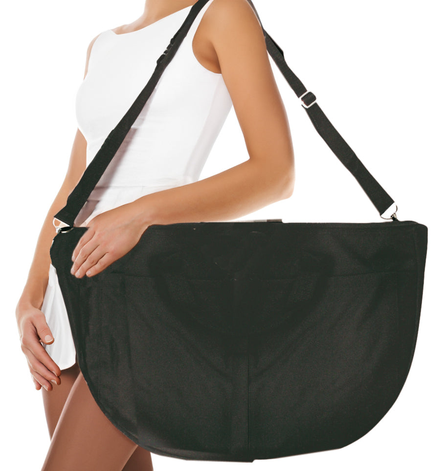 BOLSA PORTA UTILES NEGRA 55 X37 X 18