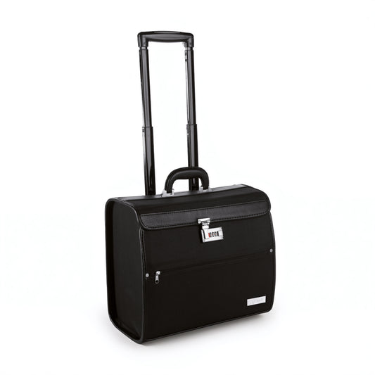 MALETIN TROLLEY NEGRO 42X20X35