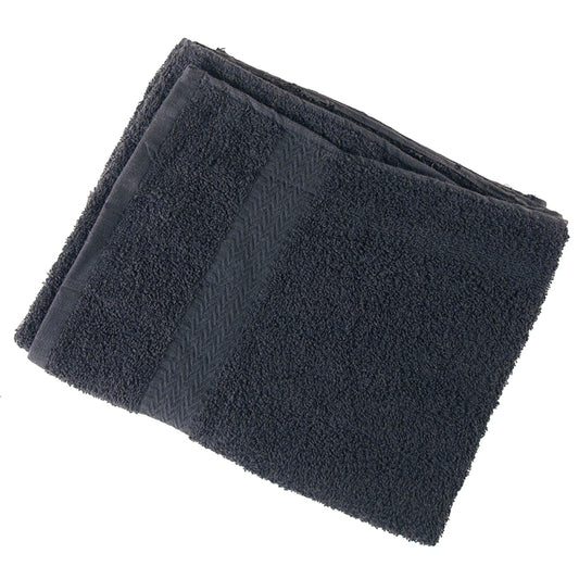 TOALLA 100% ALGODON 40X80 380GRS/M2 NEGRA