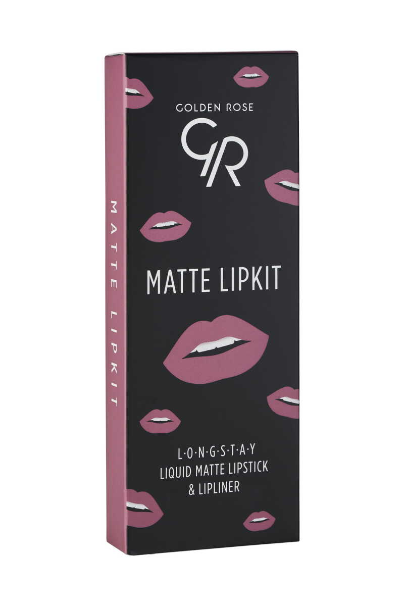 Matte Lip Kit - Labial líquido mate + perfilador de labios