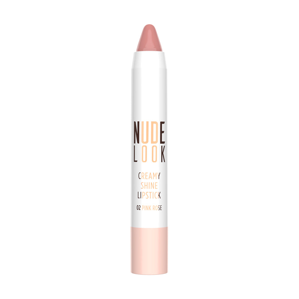 Nude Look Creamy Shine Lipstick – Pintalabios cremoso en lápiz