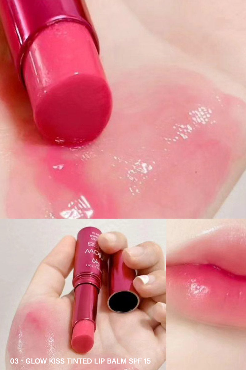 Glow Kiss Tinted Lip Balm SPF 15 - Bálsamo labial con color y protección solar