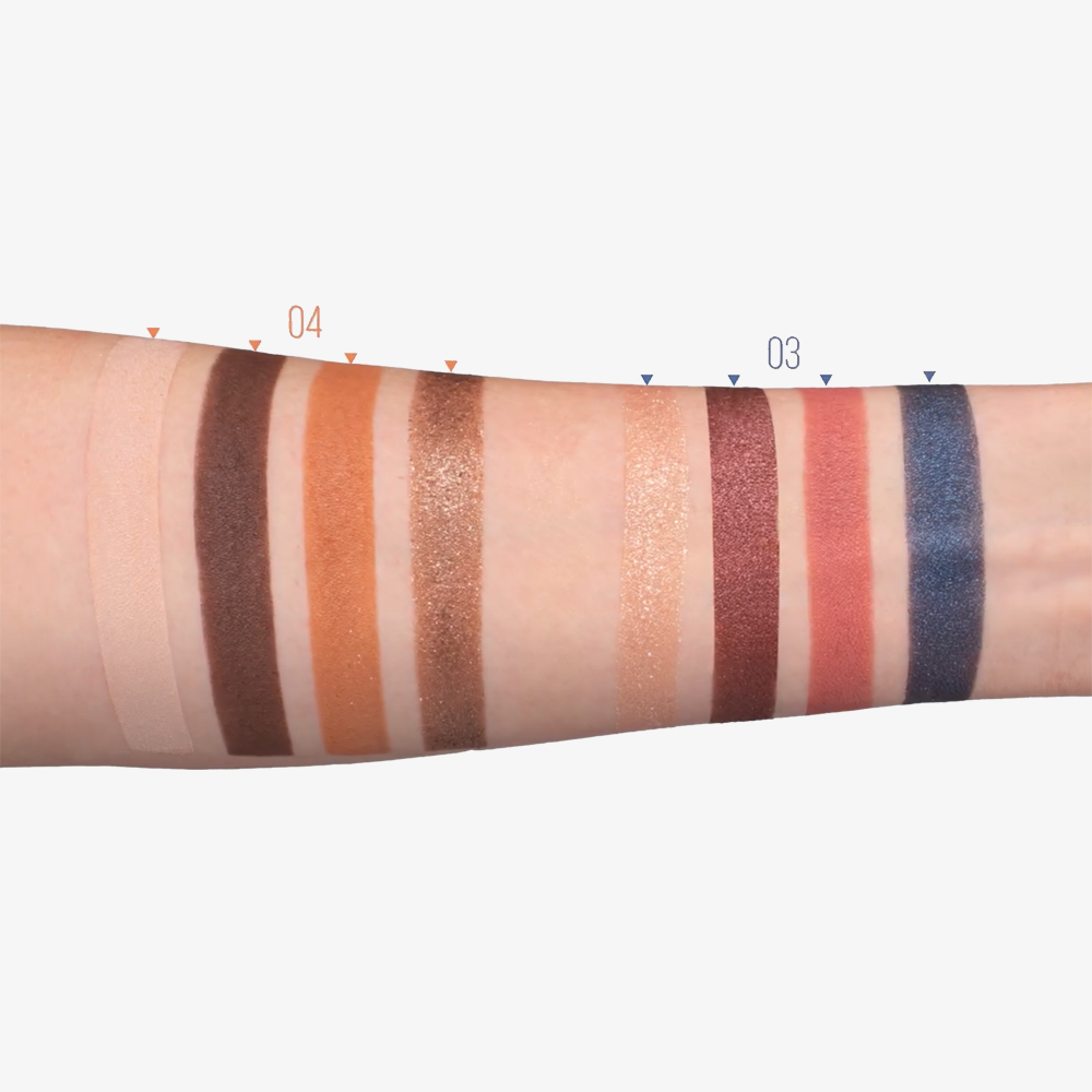 Quattro Eyeshadow Palette - Paleta de sombras de ojos de 4 tonos