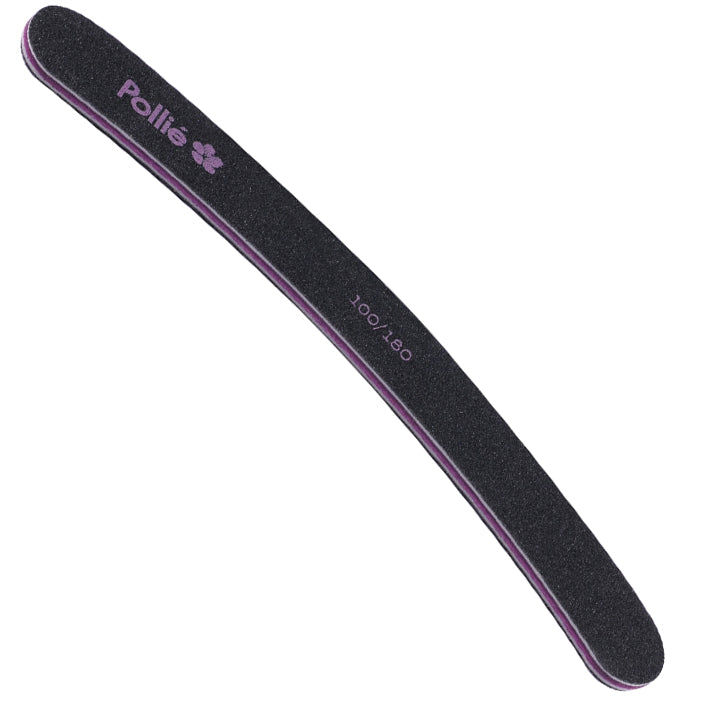 LIMA ACOLCHADA NEGRA CURVADA 100/180