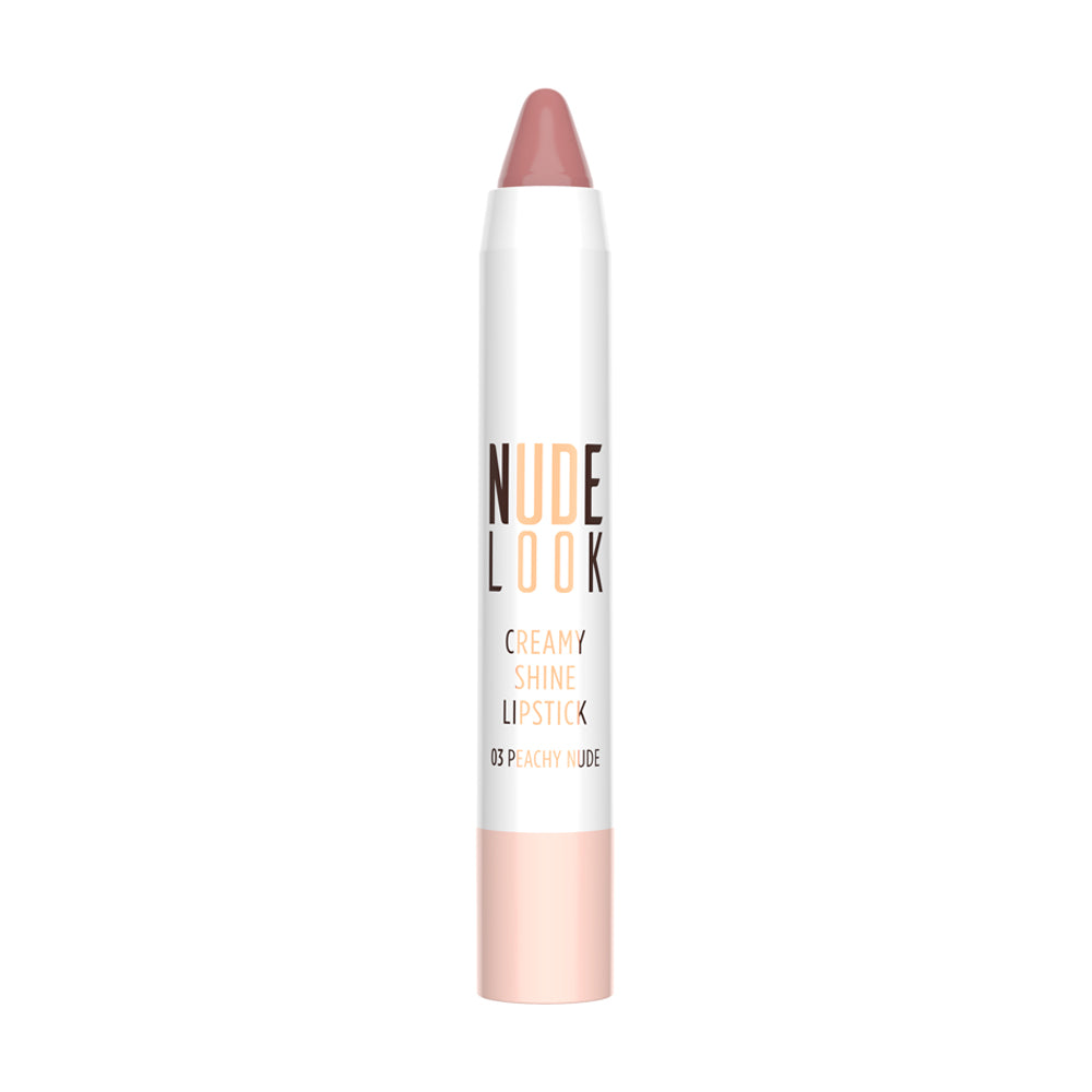 Nude Look Creamy Shine Lipstick – Pintalabios cremoso en lápiz