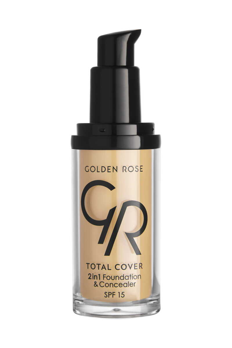 Total Cover 2in1 Foundation & Concealer – Base de maquillaje y corrector de alta cobertura