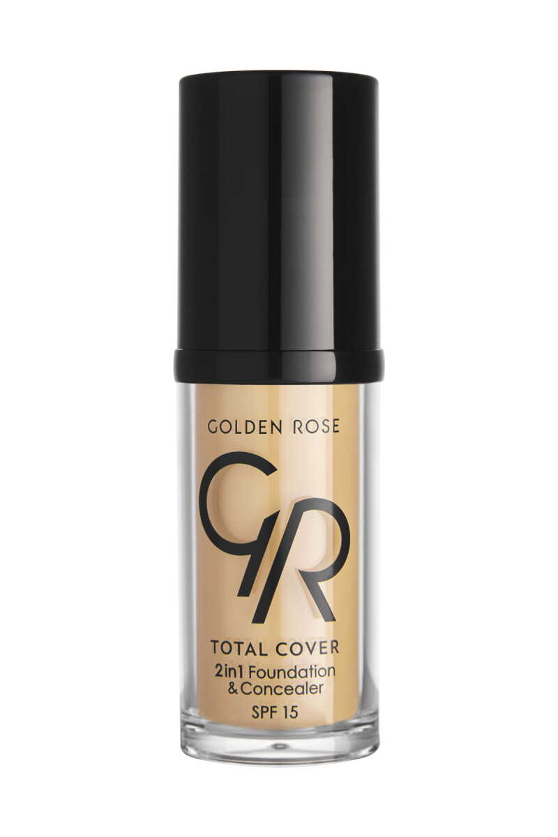 Total Cover 2in1 Foundation & Concealer – Base de maquillaje y corrector de alta cobertura