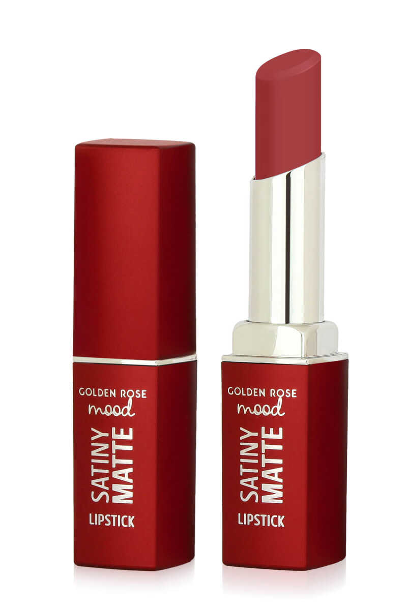 Mood Satiny Matte Lipstick - Barra de labios mate satinada