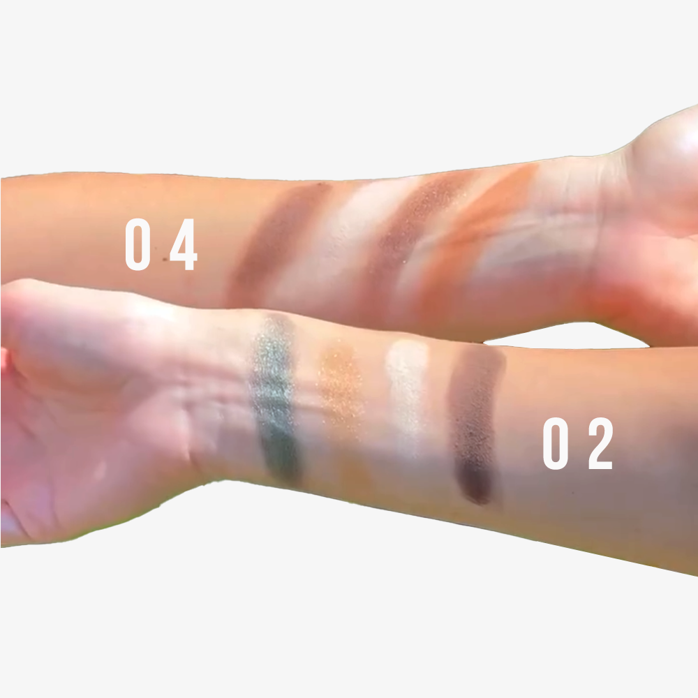 Quattro Eyeshadow Palette - Paleta de sombras de ojos de 4 tonos