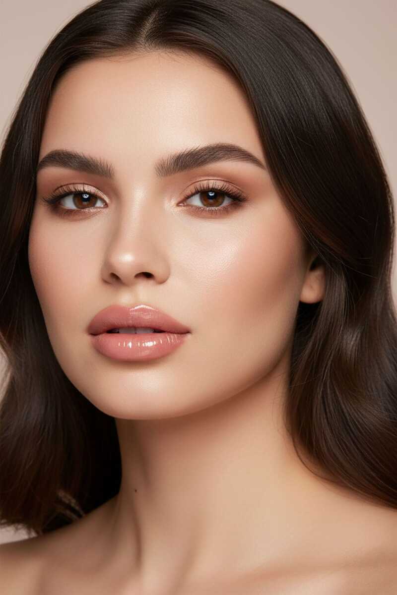 Nude Look Natural Shine Lip Gloss - Brillo de labios nude