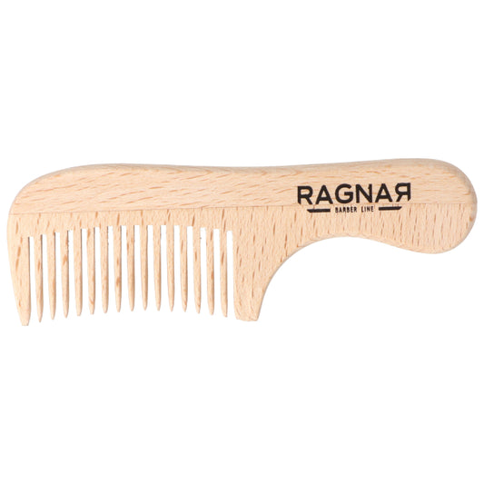 PEINE MADERA MANGO 10 CM. BARBA - BIGOTE