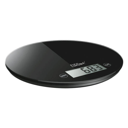 BALANZA DIGITAL NEGRA REDONDA5 KG.(1 GRAMO)
