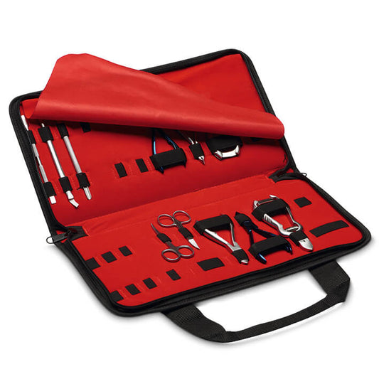 ESTUTX AMB 11 UTENSILIS DE MANICURA-PEDICURA