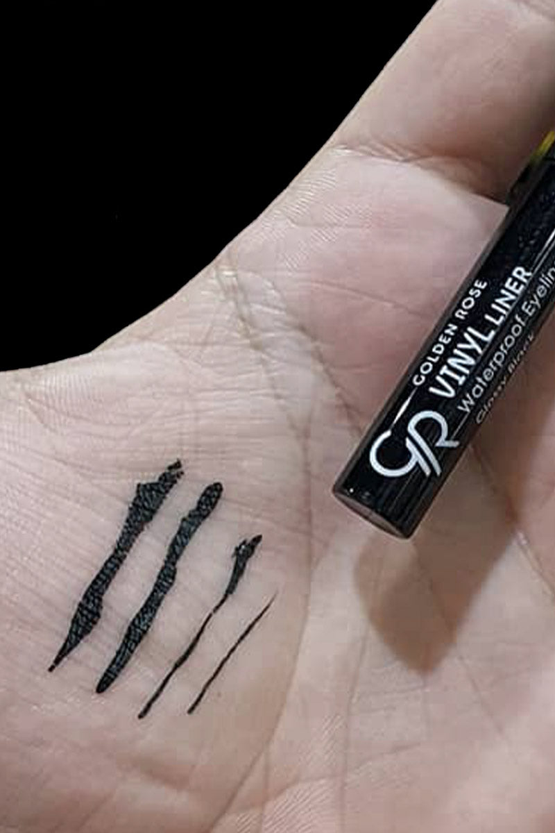Vinyl Liner Waterproof Eyeliner - Eyeliner líquido negro brillante waterproof