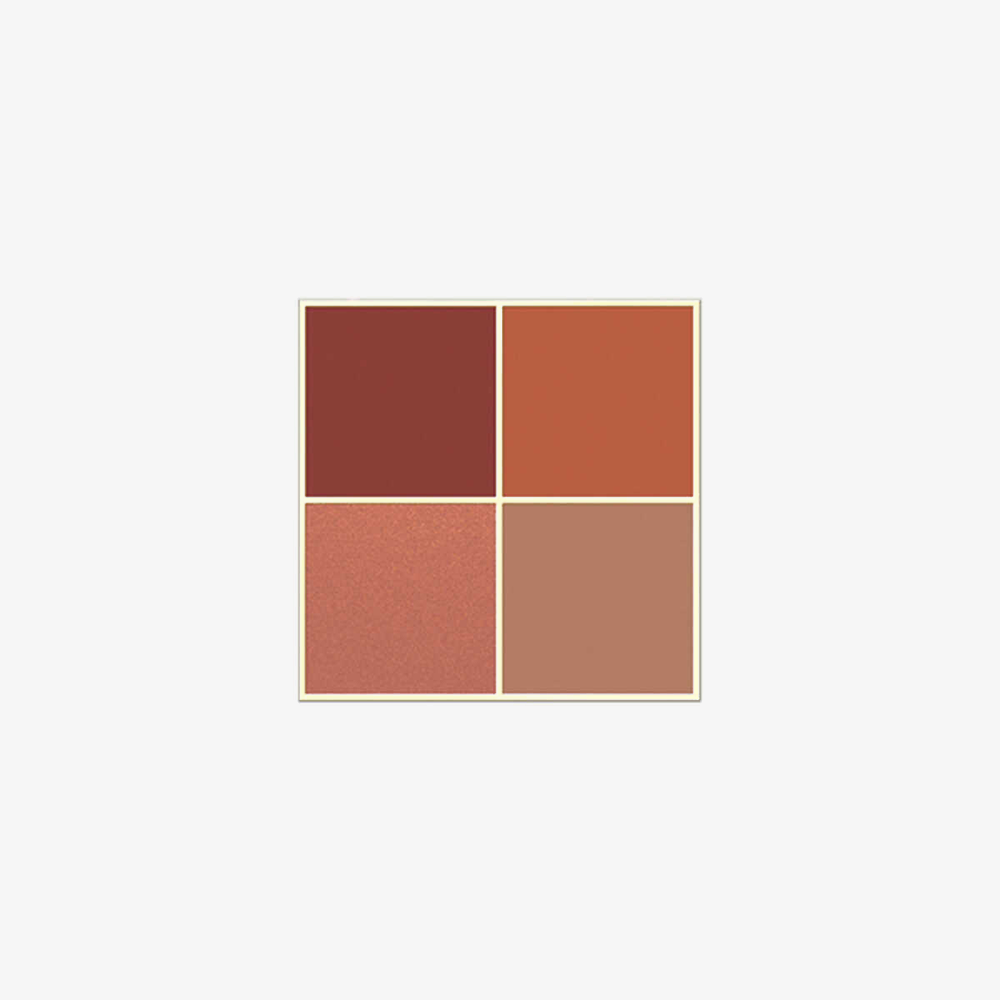 Quattro Eyeshadow Palette - Paleta de sombras de ojos de 4 tonos