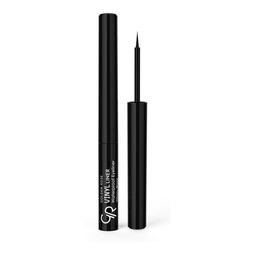 Vinyl Liner Waterproof Eyeliner - Eyeliner líquido negro brillante waterproof