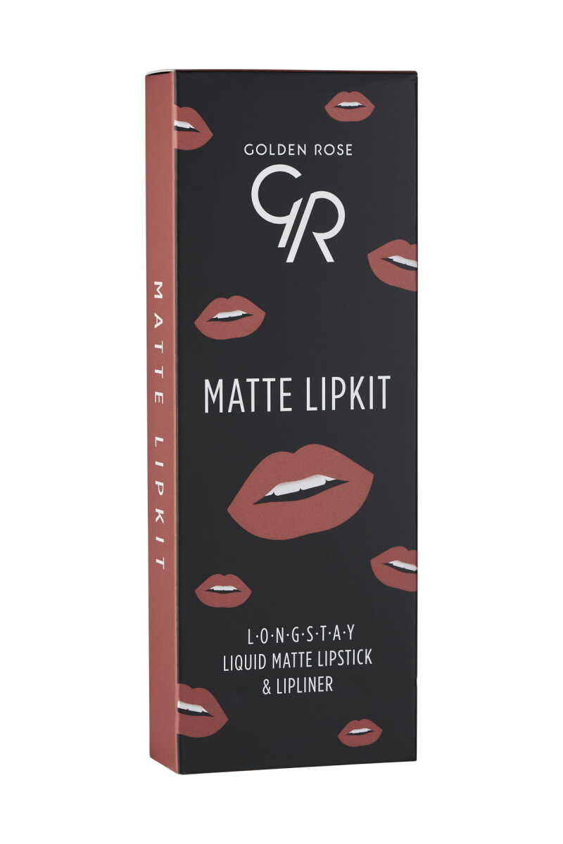 Matte Lip Kit - Labial líquido mate + perfilador de labios